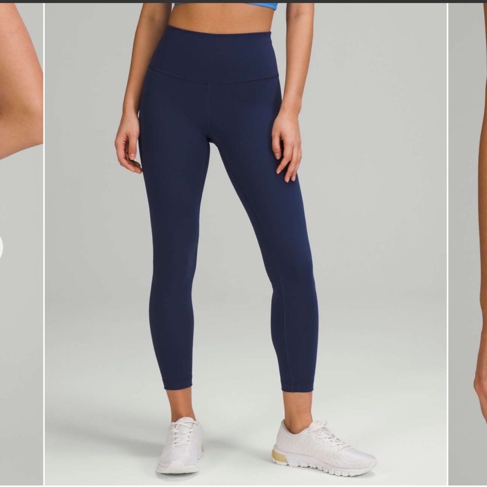 lululemon athletica Wunder Train High-Rise Tight 25" - Night Sea size 8